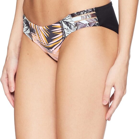 Maaji Nightly Oasis Hipster Cut Bikini Bottom Size L Multi Reversible NEW - Picture 4 of 9